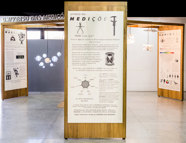 Concepção da Expografia — Universo das Medições