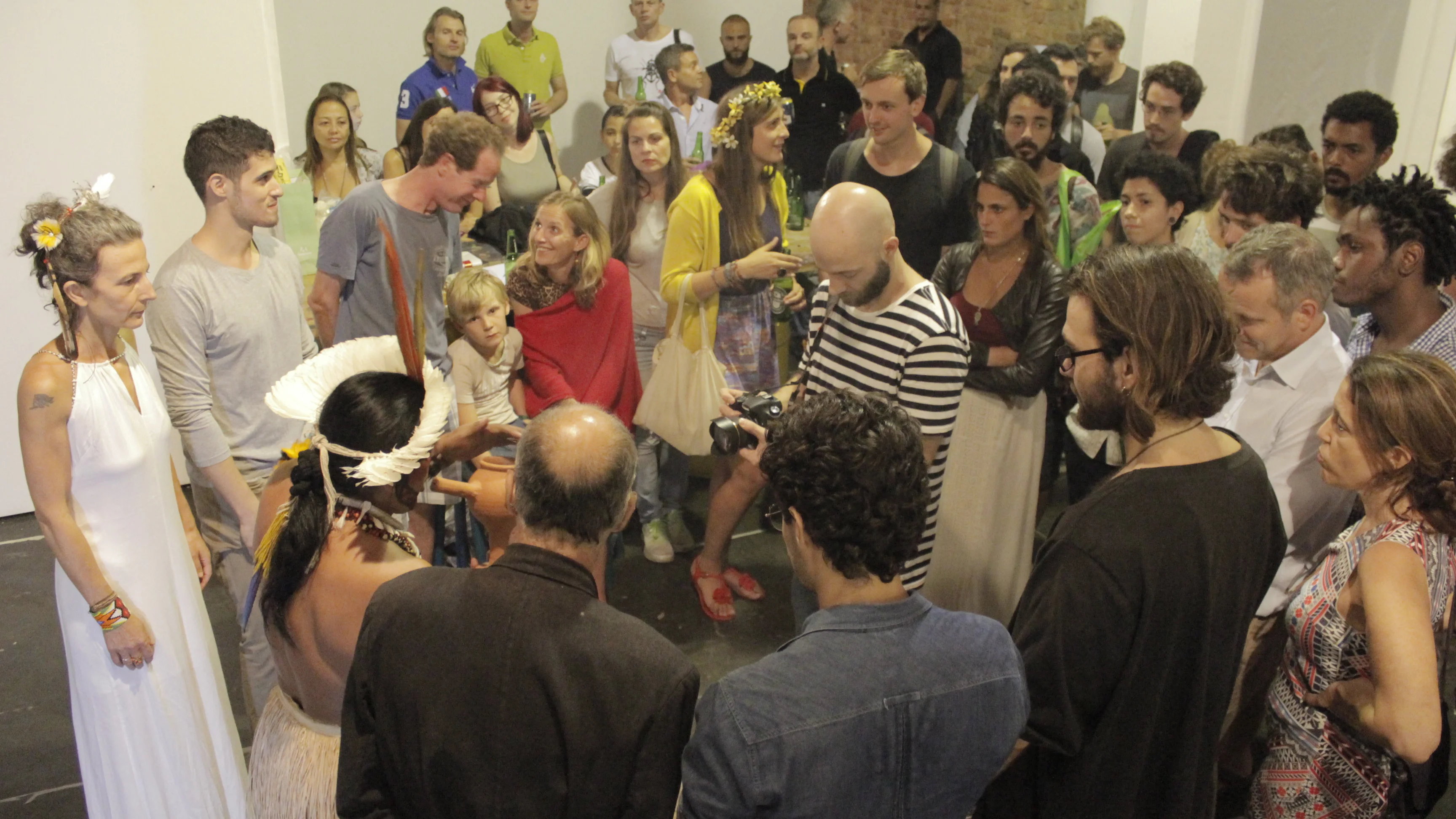 Marta Ferracin — Vernissage e público na abertura